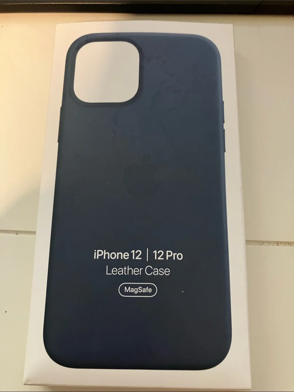 Apple iPhone 12 and 12 Pro Leather Sleeve with MagSafe - Baltic Blue